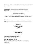 Oxford Placement Test.doc